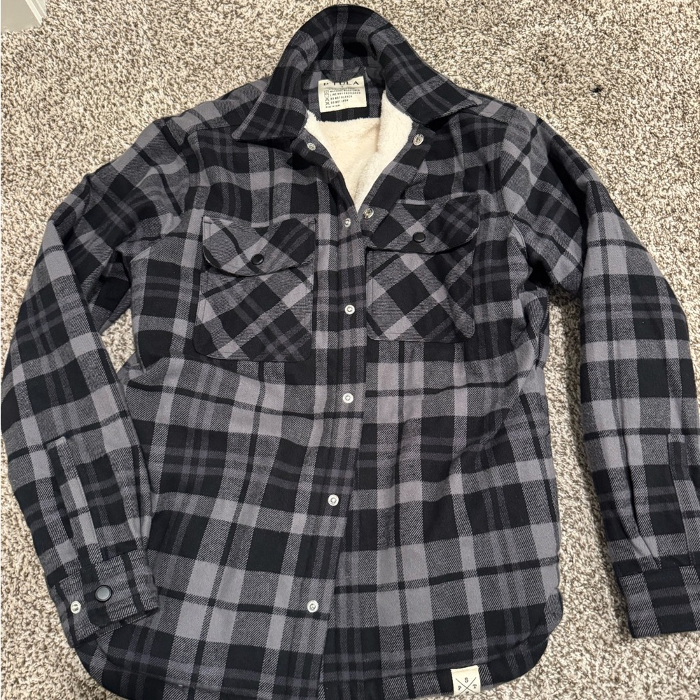 Ptula sherpa flannel jacket